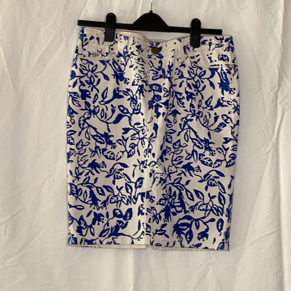 DVF x Current/Elliott Jean skirt